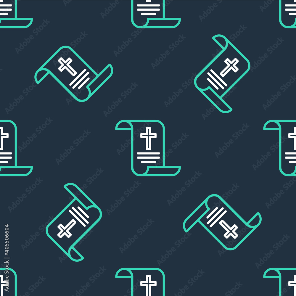 Line Decree, paper, parchment, scroll icon icon isolated seamless pattern on black background. Chinese scroll. Vector. Line Decree, paper, parchment, scroll icon icon isolated seamless pattern on black background. Chinese scroll. Vector.