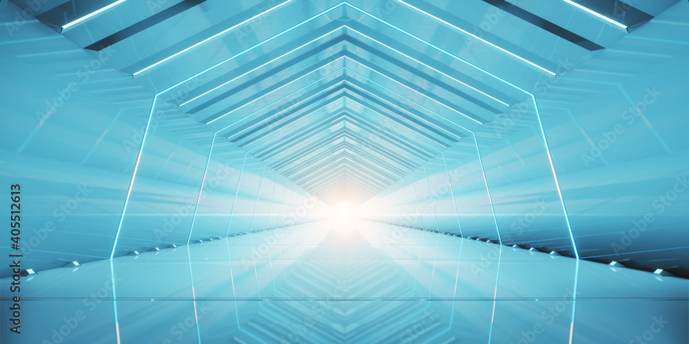 Obraz premium abstract blue background