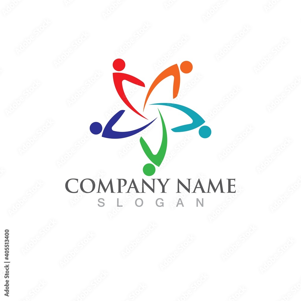 Community, network and social icon Community, network and social icon