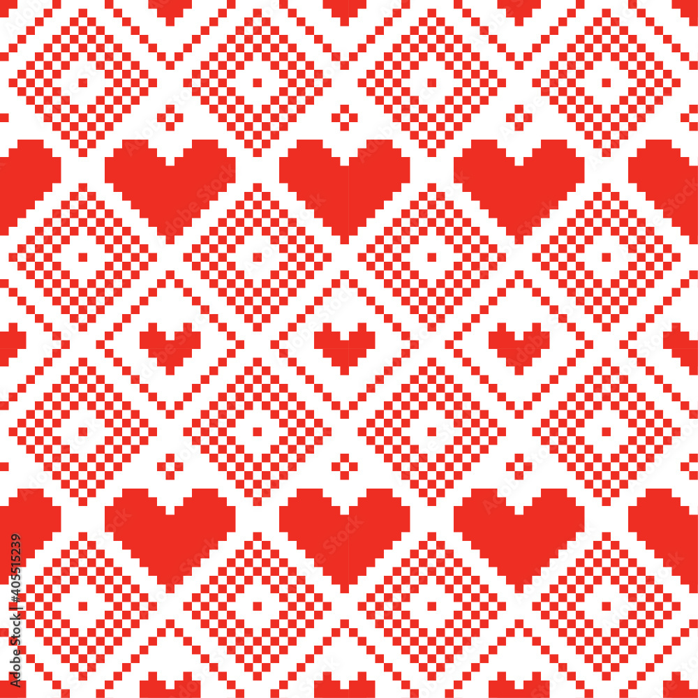 seamless pattern with hearts seamless pattern with hearts