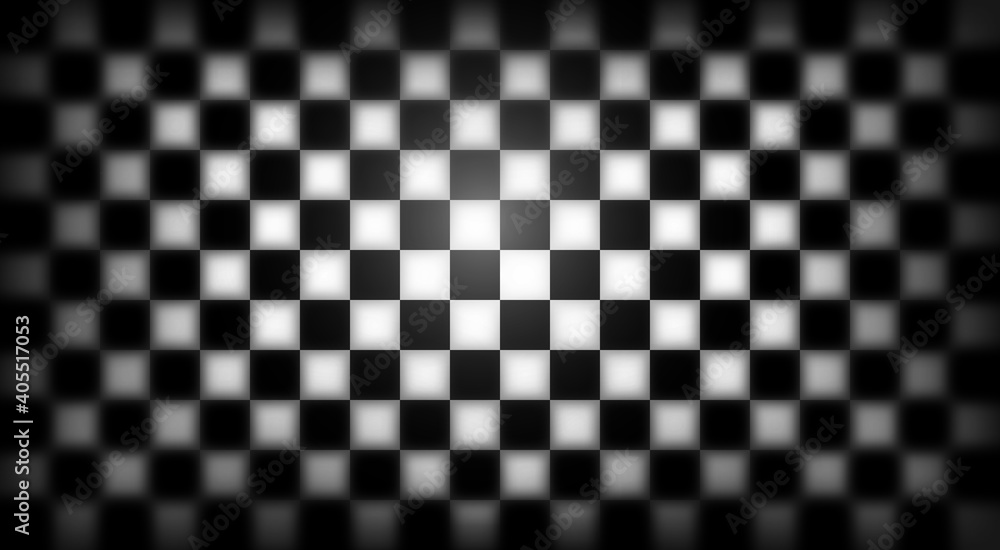 Fototapeta premium Vector illustration race flag. Checkered abstract background. Symbol of finish.