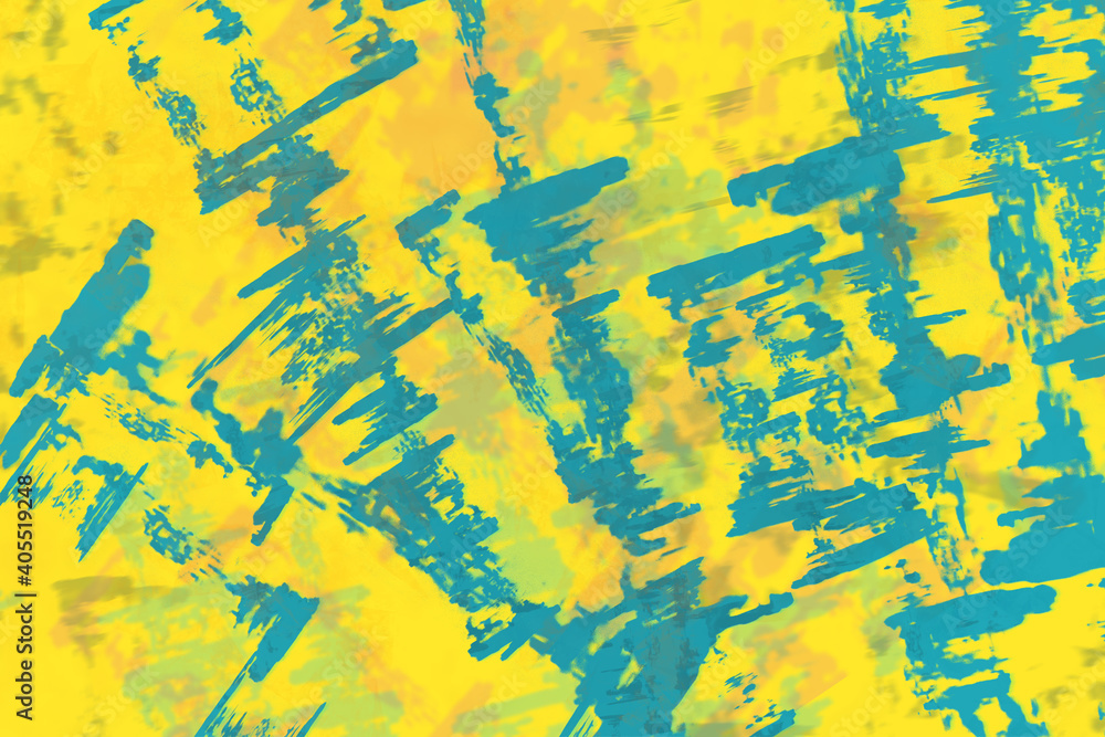 background of graffiti street style with bright yellow and dark blue.