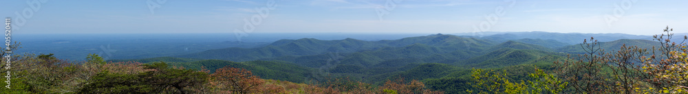 Part of the Appalachian trail panorama