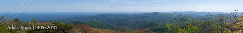 Fotografering Part of the Appalachian trail panorama