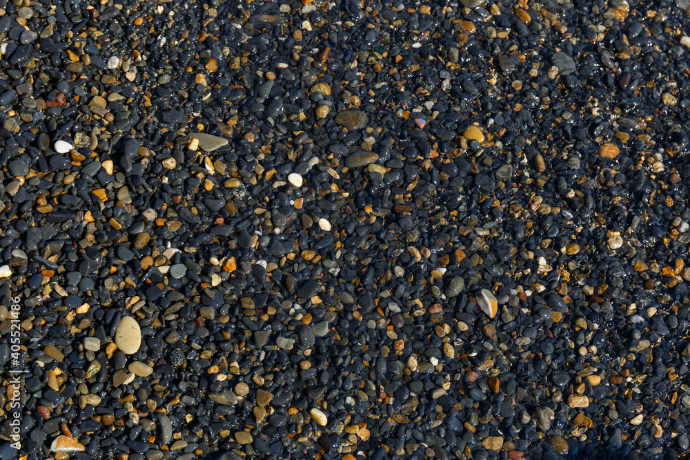 The background of colored stones