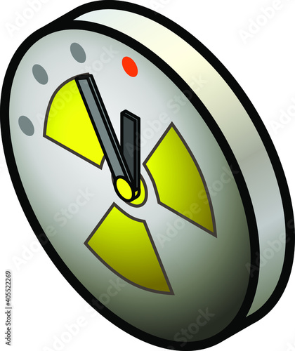The nuclear Armageddon "Dooms Day Clock"