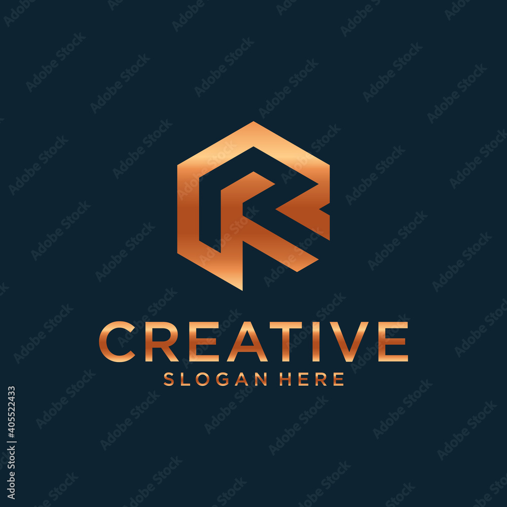Initial R logo design inspiration Stock Vector | Adobe Stock