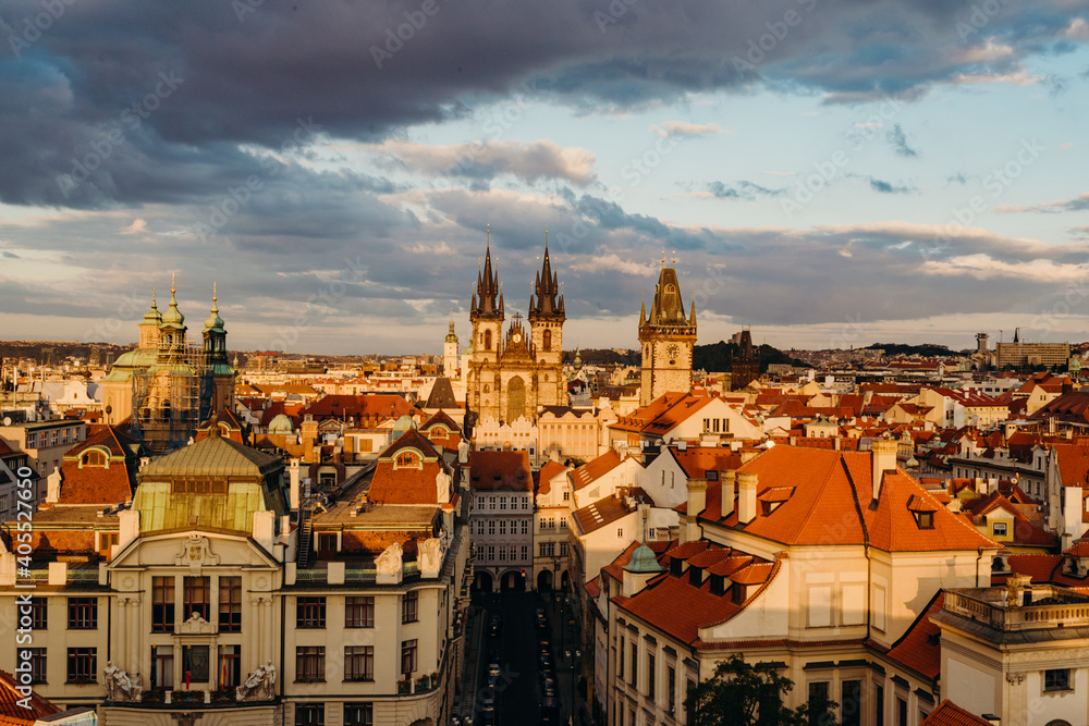 Prague, Czech Republic - September 28, 2015: Prague. Capital of Czech Republic
