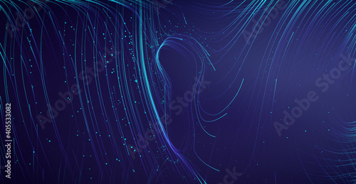 Network security protection lock. Information technology cyber security. IT teamwork cloud email data protection. Vector illustration.