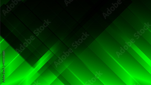 Modern green background with light