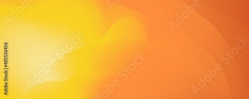 Abstract modern gradient background, trendy colorful futuristic backdrop, dynamic fluid wave yellow and orange, 3D rendering