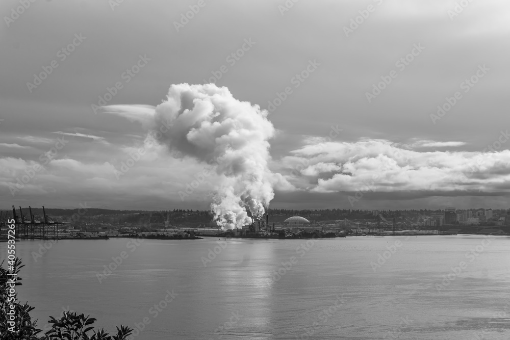 Fototapeta premium Tacoma Factory Steam 2