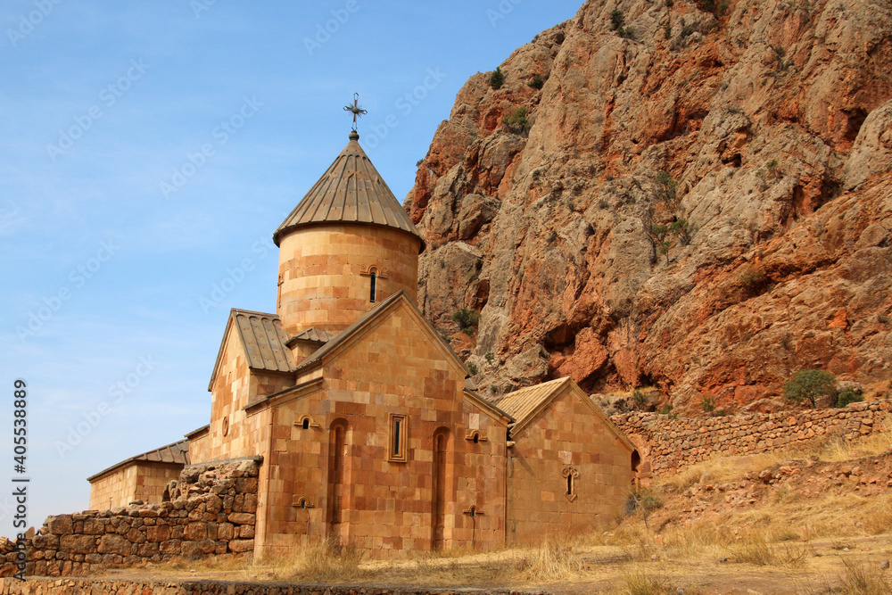 The Noravank Monastery in the Amaghu Gorge, Armenia              
