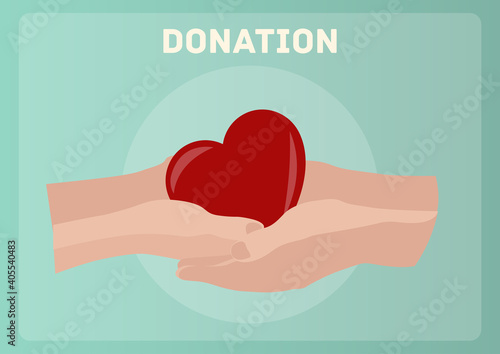 Hands holding red heart, heart health, donation, happy volunteer charity, world heart day, world health day, world mental health day, foster home concept.