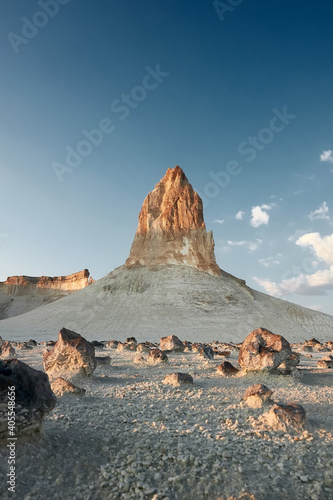 Ustyurt Plateau. The bottom of a dry ocean Tethys. Mangistau, Kazakhstan. photo