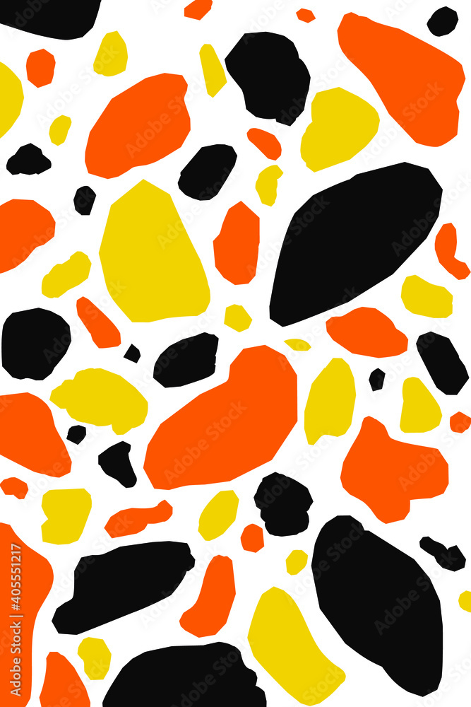 Fototapeta premium vector illustration abstraction on white background confetti torn style