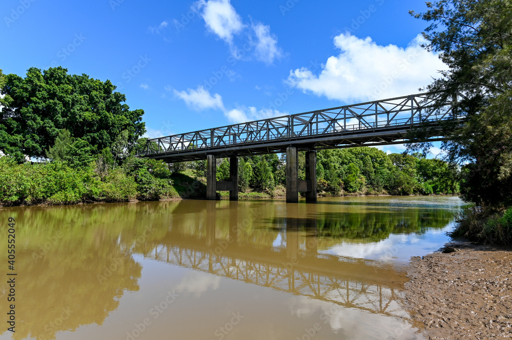 Wilson river lismore bruxner highway bridge over river Wilson river lismore bruxner highway bridge over river