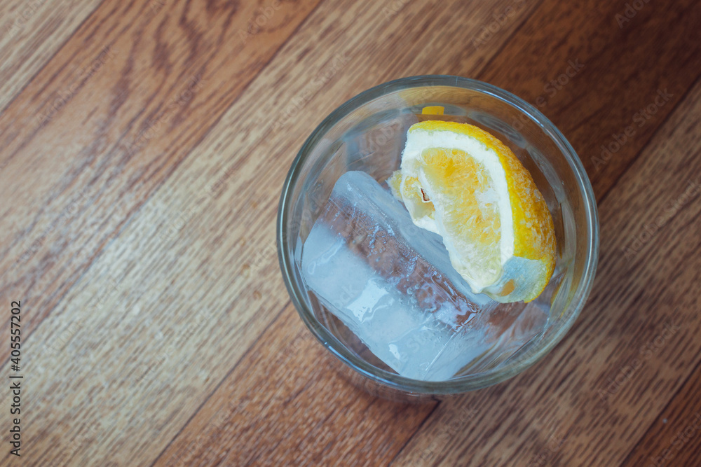 glass of ice and lemonade glass of ice and lemonade