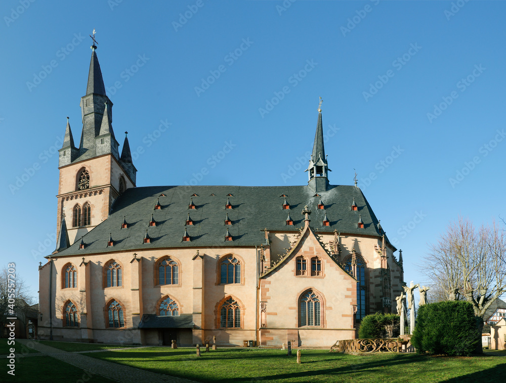 old catholic church in Kiedrich old catholic church in Kiedrich