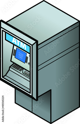 An automatic teller machine.