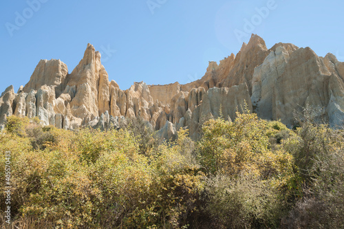 Clay cliffs of Omarama