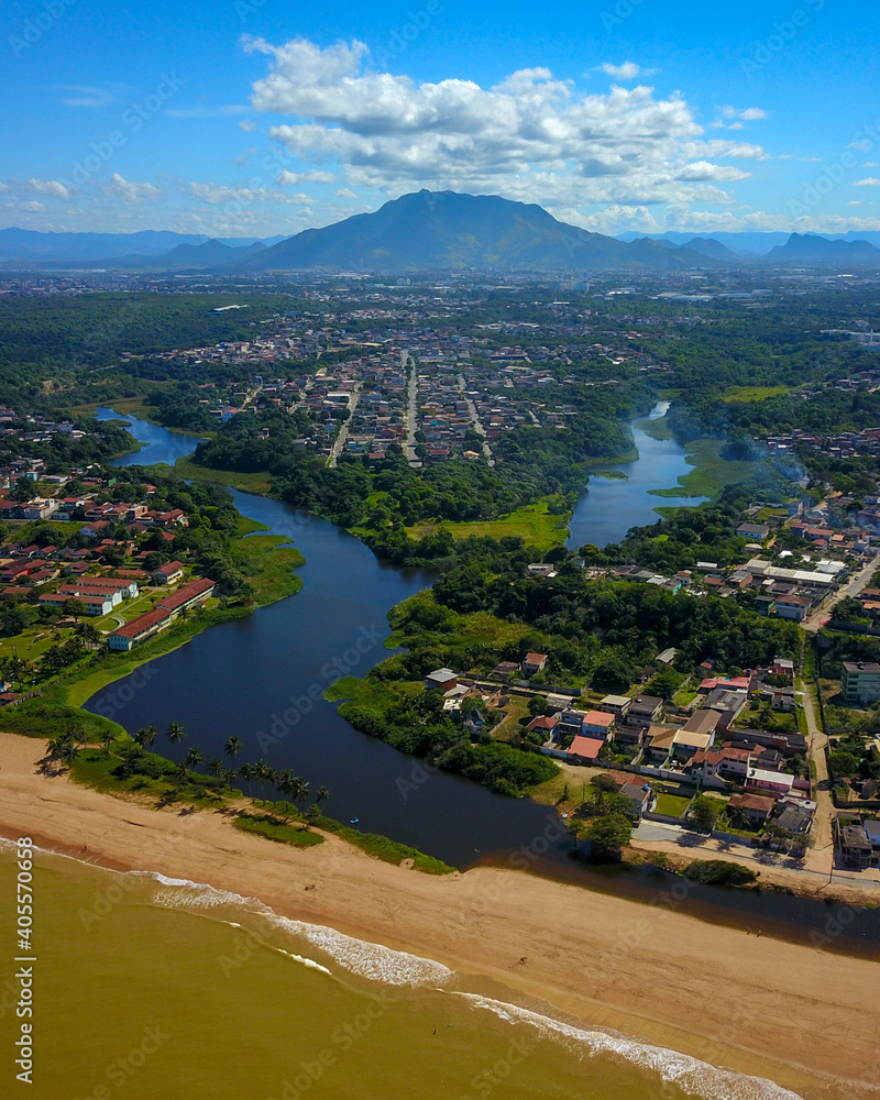 aerial view of rio de janeiro country