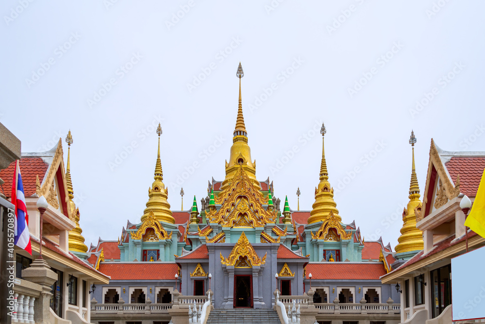 Fototapeta premium Wat Thang Sai, Buddhist temple in prachuap kirikhan Thailand 