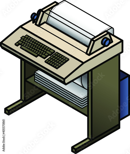 Vintage computing - a teleprinter.