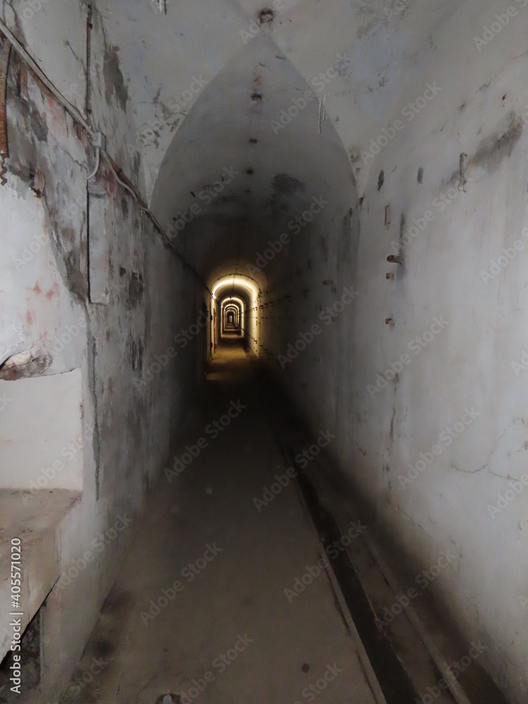 Old underground tunnel