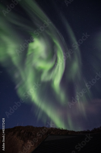 Aurora patters in Tromso Norway © Clare