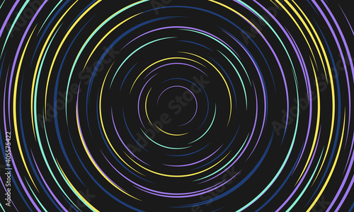 Abstract geometric circle lines background.