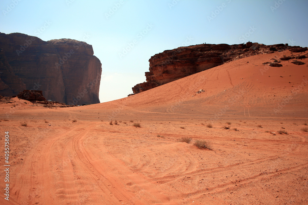 Naklejka premium Desert in Wadi Rum, Jordan
