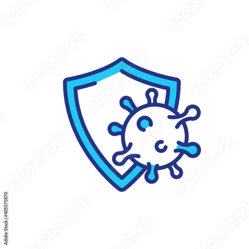 Expanded immunization RGB color icon. Top international health programs for helping people all around world to fight their diseases. Proffesional help from clinic staff. Isolated vector illustration