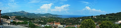 Italy-panoramic outlook from town Capoliveri on the island of Elba © bikemp