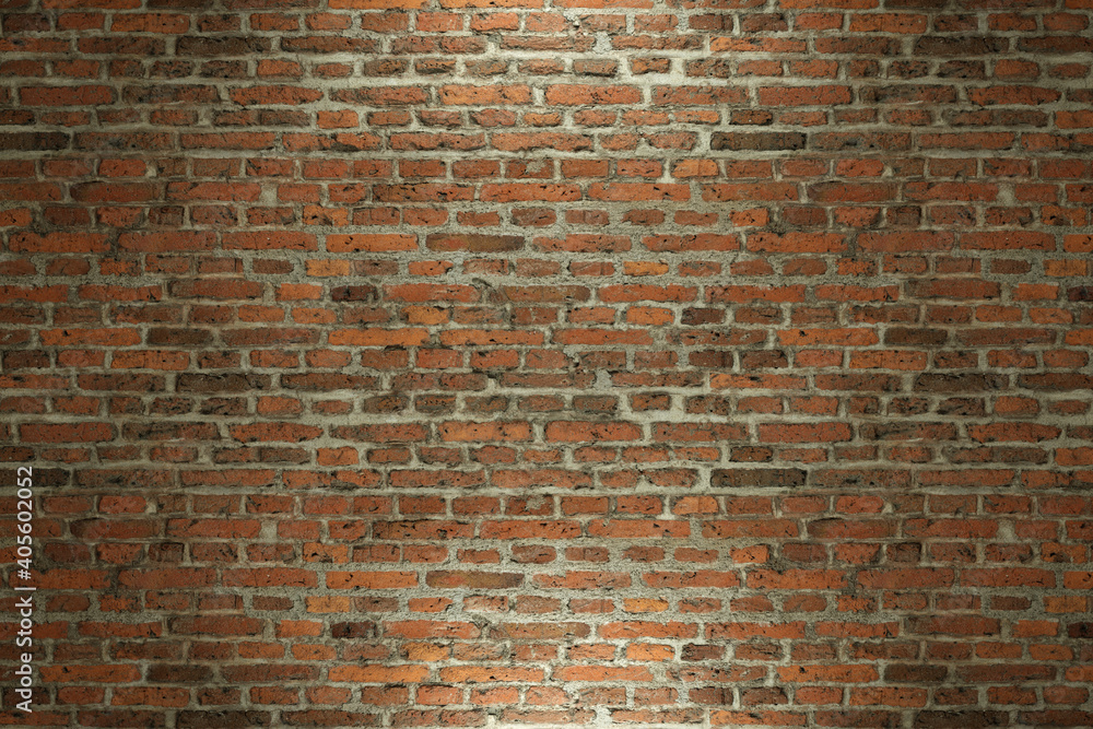 Fototapeta premium old brick wall 3d render wallpaper