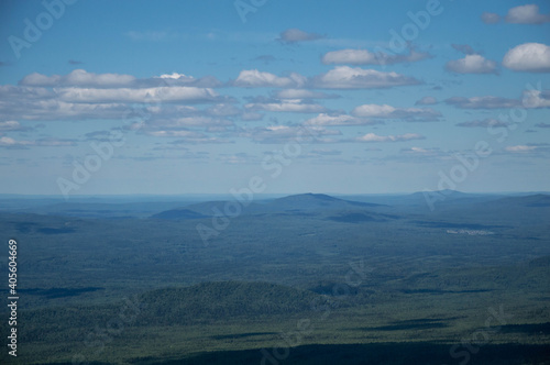 clouds over the mountains