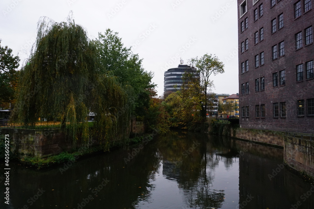 reflections in the water