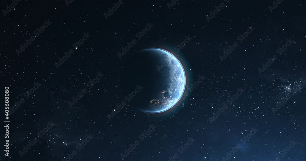 Beautiful planet Earth from space. 4K rotating animation. Clip contains space, planet, galaxy, stars, cosmos, sea, earth, globe. 3D Render animation. Images from NASA Beautiful planet Earth from space. 4K rotating animation. Clip contains space, planet, galaxy, stars, cosmos, sea, earth, globe. 3D Render animation. Images from NASA