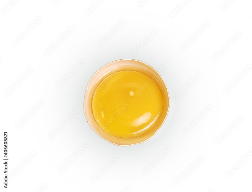 chicken egg brown on white background chicken egg brown on white background