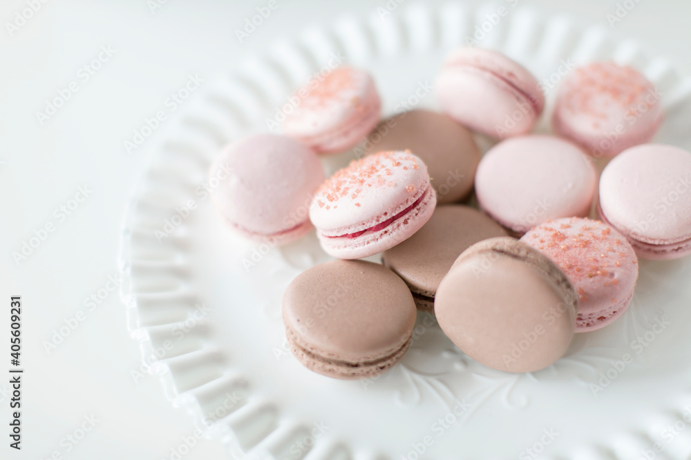 pink macarons pink macarons