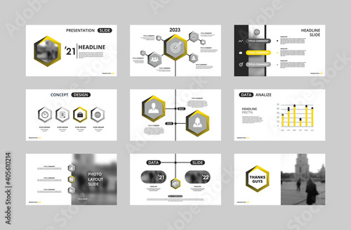 Abstract white, yellow, slides. Brochure cover design. Fancy info banner frame. Creative set of infographic elements. Urban. Title sheet model set. Modern vector. Presentation templates, corporate.