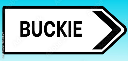 Photos Buckie Road sign