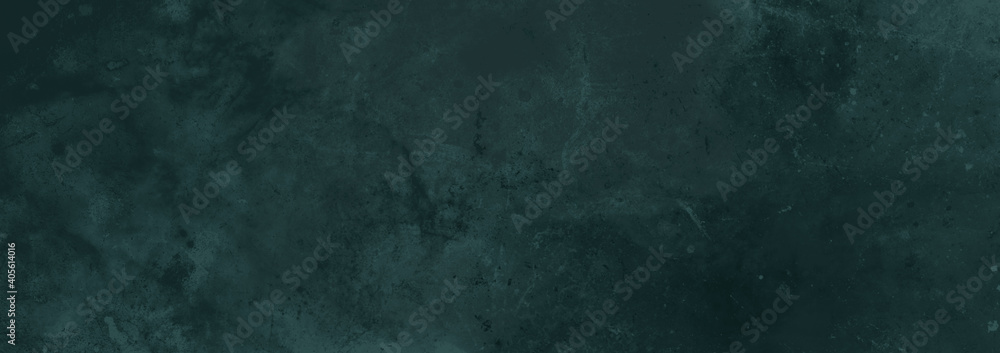 Fototapeta premium Abstract background of tidewater green color. Background in trending color 2021. Panoramic view.