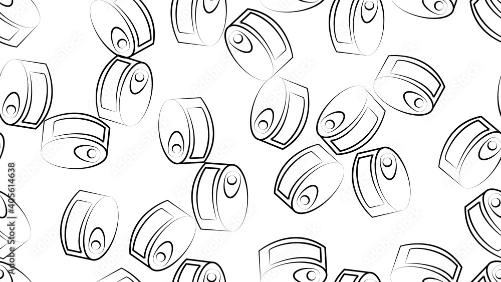 canned peas seamless pattern isolated on white background canned peas seamless pattern isolated on white background