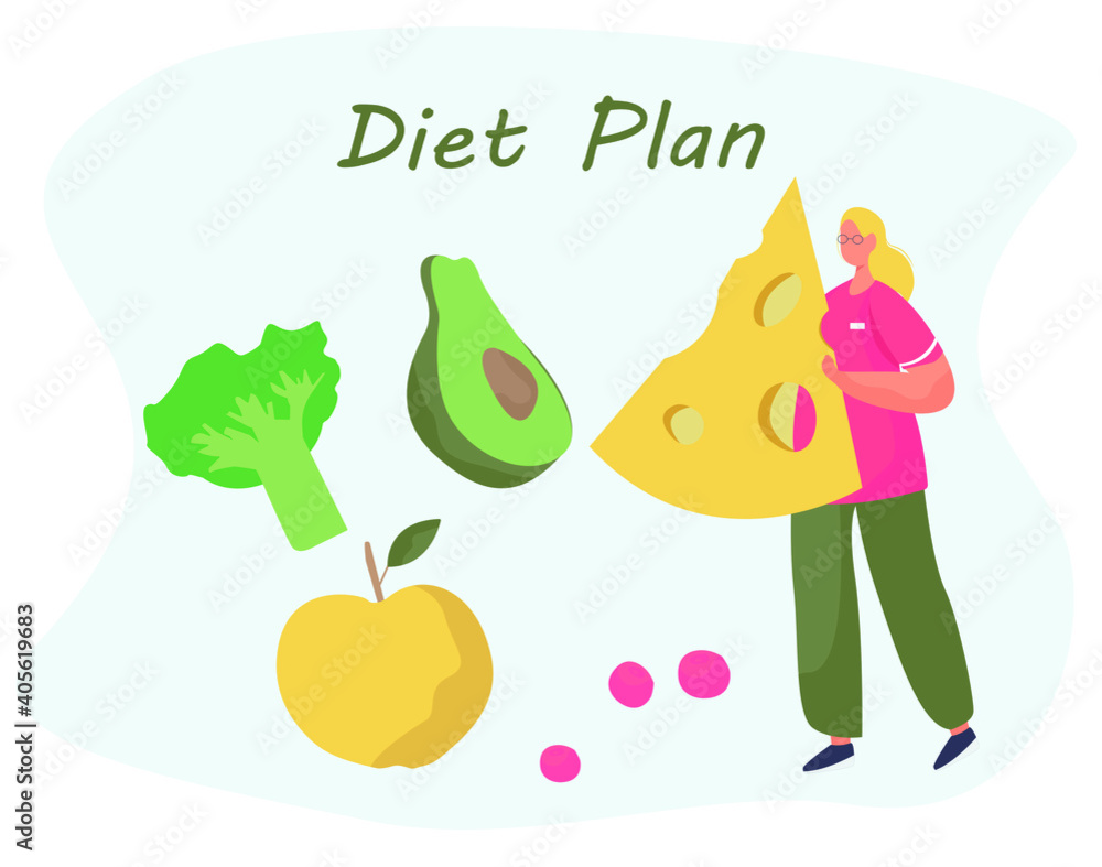 Nutrition Diet Plan.
Nutritionist Doctor or Dietitian Holding Clipboard with Diet Plan.Healthy Food and Diet Planning.Healthy Nutrition.Vegan Eating.Protein Products for Keto Diet.Vector Illustration Nutrition Diet Plan.
Nutritionist Doctor or Dietitian Holding Clipboard with Diet Plan.Healthy Food and Diet Planning.Healthy Nutrition.Vegan Eating.Protein Products for Keto Diet.Vector Illustration