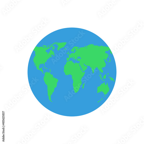 Earth globes. Vector illustration. © Oleh