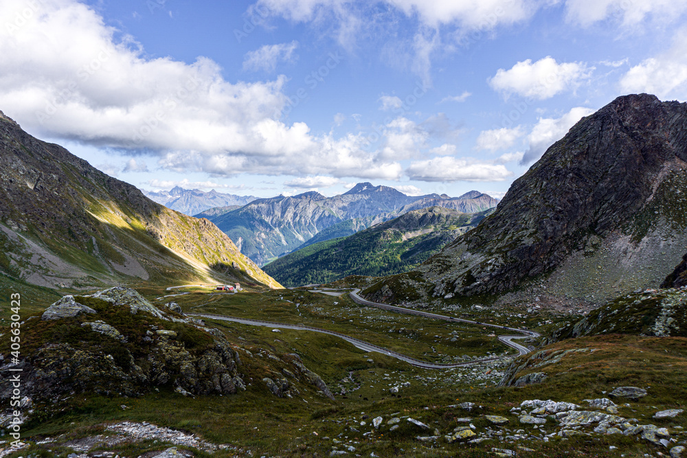 The alpine landscapes of Valpelline near the town of Aosta, Italy - August 2020. The alpine landscapes of Valpelline near the town of Aosta, Italy - August 2020.
