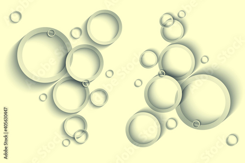soap bubbles on a white background
