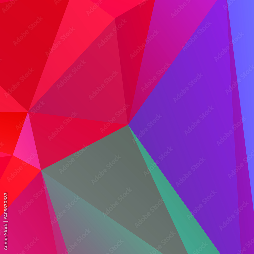 Obraz premium Abstract Color Polygon Background Design, Abstract Geometric Origami Style With Gradient