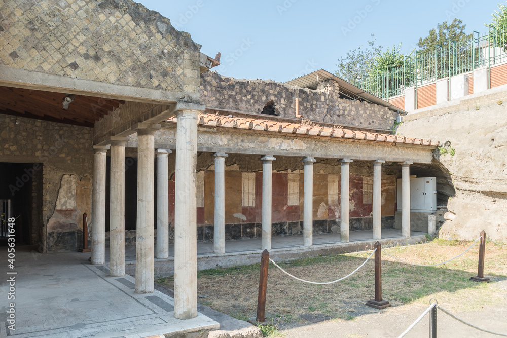 Italy, Naples, Oplontis, the villa of Poppea in the archaeological area of ​​Torre Annunziata